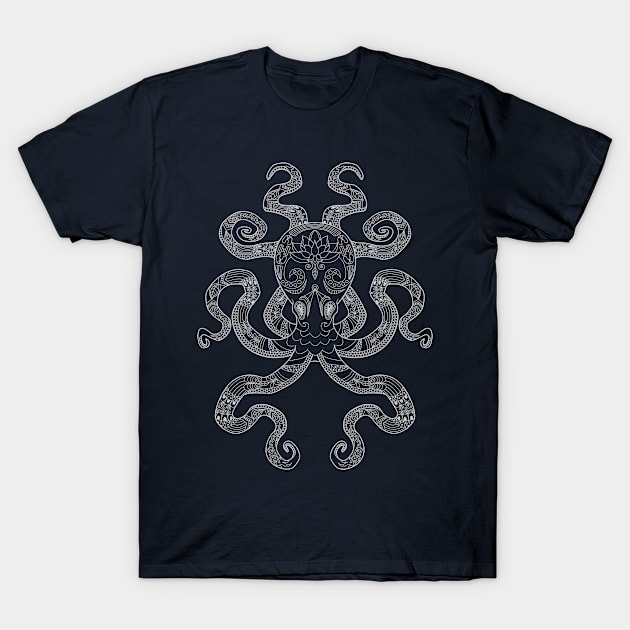 Color Me Octopus - Light Grey T-Shirt by theMeticulousWhim